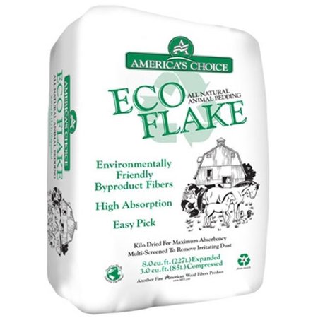 AMERICAN WOOD FIBERS American Wood Fibers 7.5 ECO FLAKE 3.0 Cu. ft. Compressed 7.5 Cu. ft. Expanded Eco Flake Pine Shavings Beddings 151435